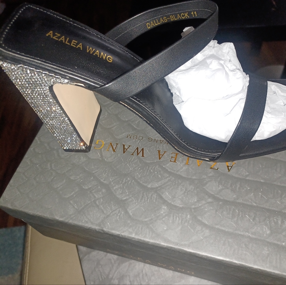 Rhinestone Heel Sandals